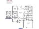 Detailed floor plan showcasing the layout of the home with 4 bedrooms, 3 bathrooms, and a 3-car garage at 4832 Sutherland St # Lot 59, Spring Hill, FL 34609
