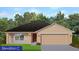 Charming single-story home with a two car garage, covered porch and nicely landscaped lawn at 4866 Sutherland St # Lot 62, Spring Hill, FL 34609