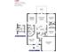 Detailed floor plan showcasing 3 bedrooms, 2 baths, open living spaces, and a 2-car garage layout at 4904 Sutherland St # Lot 66, Spring Hill, FL 34609