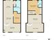 Detailed floor plan showcasing the layout of the home's two floors at 8309 Oakgren Rd, Brooksville, FL 34601