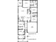 Detailed floor plan showcasing the layout of this spacious five-bedroom house, highlighting the kitchen, living and dining rooms at 10411 Tucker Rd, Weeki Wachee, FL 34613