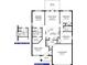 Detailed floor plan showcasing the layout of the home, including the Primary suite, kitchen, and living areas at 5469 Ocean Breeze Dr, Spring Hill, FL 34609