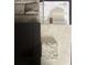 Selection of interior design materials, including stone, cabinet door, granite and neutral flooring samples at 5504 Ocean Breeze Dr, Spring Hill, FL 34609