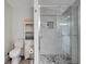 Bathroom featuring glass shower and toilet at 2715 14Th N Ave, St Petersburg, FL 33713