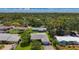 Beautiful aerial view of a single-Gathering home showcasing its well-manicured lawn and established neighborhood at 1137 Indian Rocks S Rd, Largo, FL 33770