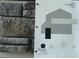 Material selection scheme shows stone siding, trim color, and accent door color selections for new home at 5461 Ocean Breeze Dr, Spring Hill, FL 34609