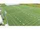 Overhead capture of a sports complex with multiple artificial turf athletic fields for all sports at 5528 Summer Sunset Dr, Apollo Beach, FL 33572