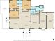 Detailed floor plan showcasing the layout of the home's living room, kitchen, bedrooms, and garage at 39 Sunset Dr, Brooksville, FL 34601