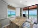 Kitchen with ocean view and breakfast bar at 15316 Gulf Blvd # 301, Madeira Beach, FL 33708