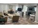 Open living area with ocean view and kitchen at 15316 Gulf Blvd # 301, Madeira Beach, FL 33708