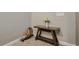 Small entryway with a wooden console table and decor at 6628 1St N St, St Petersburg, FL 33702