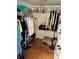 Walk-in closet with shelving and hanging rods at 23465 Harborview Rd # 734, Punta Gorda, FL 33980