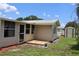 Backyard with shed and patio area at 6702 71St N Ave, Pinellas Park, FL 33781