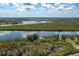 Wide view of property location on the river at 1422 Bayshore Rd, Ruskin, FL 33570