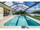 Stunning pool and spa with screened enclosure at 5330 Silver Sun Dr, Apollo Beach, FL 33572