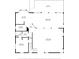 First floor plan featuring living room, kitchen, and bedrooms at 13065 Via Aurelia, Placida, FL 33946