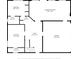 Main floor plan with kitchen, living room, and garage at 13065 Via Aurelia, Placida, FL 33946