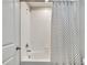 Clean bathroom with tub and shower at 12730 Lemon Pepper Dr, Riverview, FL 33578