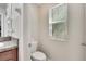 Small bathroom with toilet and single vanity at 12730 Lemon Pepper Dr, Riverview, FL 33578