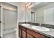 Bathroom with double vanity and shower/tub combo at 12730 Lemon Pepper Dr, Riverview, FL 33578