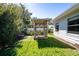 Backyard with chicken coop and garden at 1479 S Evergreen Ave, Clearwater, FL 33756