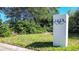 White brick mailbox with the house number 1479 displayed on it at 1479 S Evergreen Ave, Clearwater, FL 33756