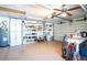 Spacious garage with ample storage and workshop area at 1479 S Evergreen Ave, Clearwater, FL 33756