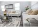 Elegant living room featuring white couches and a stylish coffee table at 2335 W Beach St, Tampa, FL 33607