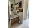 Mid-century modern bathroom with a vanity and shower at 3301 W Corona St, Tampa, FL 33629