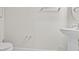 Small bathroom with toilet, sink, and shower at 10662 Hawks Landing Dr, Land O Lakes, FL 34638