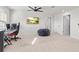 Spacious bedroom with a workspace and plenty of room for relaxation at 10662 Hawks Landing Dr, Land O Lakes, FL 34638
