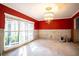 Dining Room undergoing renovation, exposed walls at 4911 W Juno St, Tampa, FL 33629