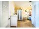 Hallway with built-in closet and dresser at 4911 W Juno St, Tampa, FL 33629