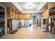 Kitchen undergoing renovation, showing exposed walls and wiring at 4911 W Juno St, Tampa, FL 33629