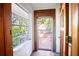 Enclosed back porch with brick floor and access to backyard at 6626 1St N St, St Petersburg, FL 33702