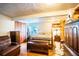 Bedroom with a queen-size bed and built-in storage at 6626 1St N St, St Petersburg, FL 33702