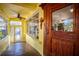 Inviting front porch with brick flooring and a view of the front entrance at 6626 1St N St, St Petersburg, FL 33702
