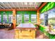 Relaxing hot tub room with colorful walls and water views at 6626 1St N St, St Petersburg, FL 33702