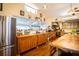 Spacious kitchen with wood cabinets and large island at 6626 1St N St, St Petersburg, FL 33702