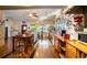 Large kitchen with hardwood floors and an island at 6626 1St N St, St Petersburg, FL 33702
