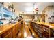 Large kitchen with hardwood floors and an island at 6626 1St N St, St Petersburg, FL 33702