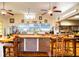 Large kitchen with hardwood floors and an island at 6626 1St N St, St Petersburg, FL 33702