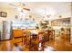 Spacious kitchen with wood cabinets and large island at 6626 1St N St, St Petersburg, FL 33702