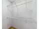 A close-up of the wire shelving system inside the closet at 1793 N Fort Harrison Ave, Clearwater, FL 33755