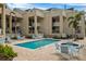 Condo complex features a shared pool, spa, and beautifully brick-paved pool deck with ocean breezes at 722 Pinellas Bayway S # 102, St Petersburg, FL 33715