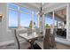 Dining room with water views at 764 S Mccall Rd, Englewood, FL 34223