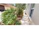 Vegetable garden located between house and fence at 4506 Gentrice Dr, Valrico, FL 33596