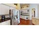 Beautiful kitchen showcases stainless steel refrigerator, sleek countertops, and ample storage at 4506 Gentrice Dr, Valrico, FL 33596