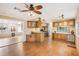 Kitchen with granite countertops and stainless steel appliances at 6621 La Mesa Rd, Land O Lakes, FL 34637