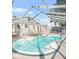 Enclosed pool with clear water and surrounding patio offers a private outdoor oasis for leisure at 3620 E Tampa Cir, Tampa, FL 33629